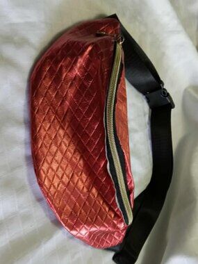 Waist bag/Fannie bag/Shiny Multifunctional synthetic leather belt bag